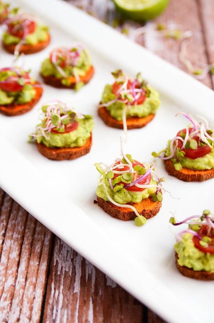 Sweet Potato and Avocado Bites