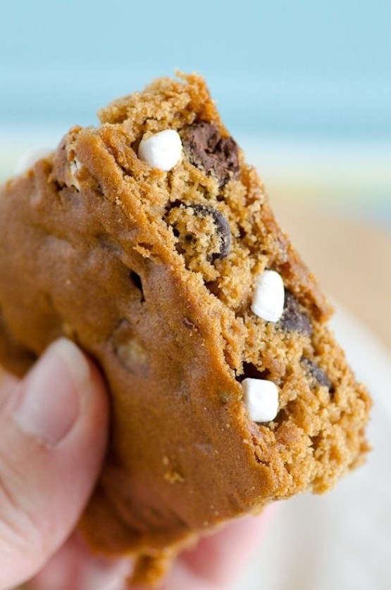 S’mores Graham Cracker Cookies.