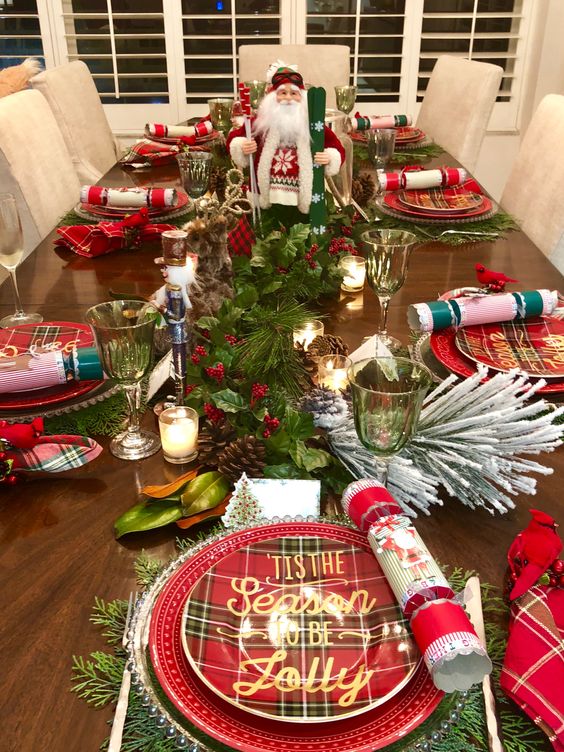 Traditional Tartan Christmas.