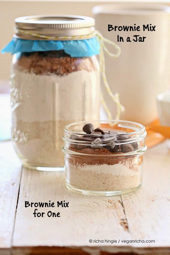 Vegan Brownie Mix in a jar – Vegan Richa