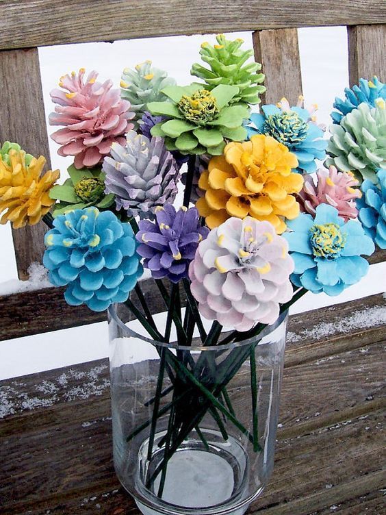 Very colorful. Great idea for decoration!