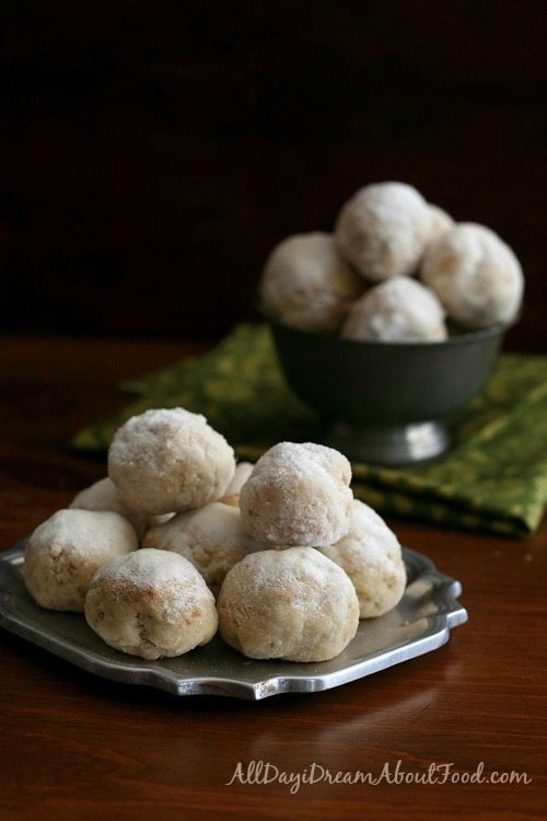 Walnut Cardamom Snowballs.
