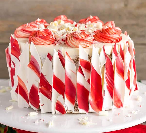 White Chocolate Candy Cake