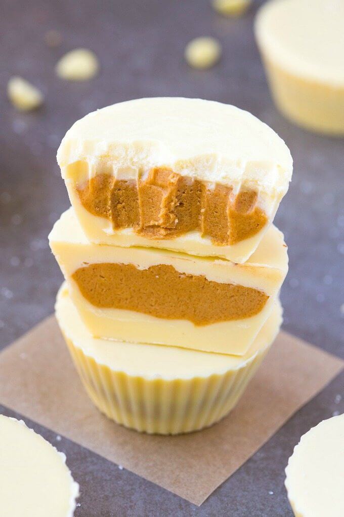 White Chocolate Peanut Butter Cups