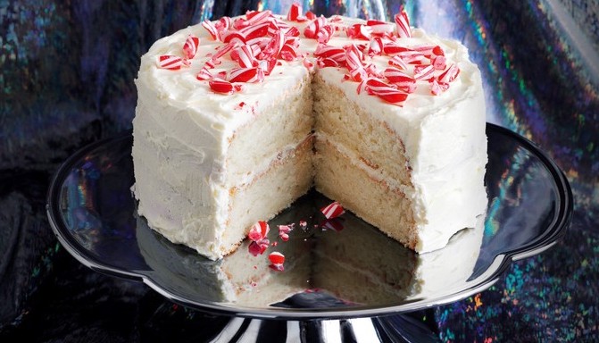 White Christmas Cake