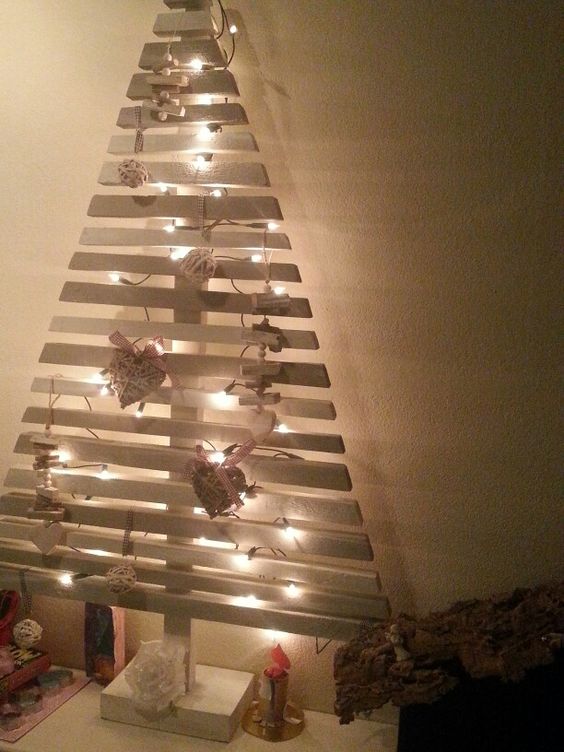 Wooden Christmas tree for inside.