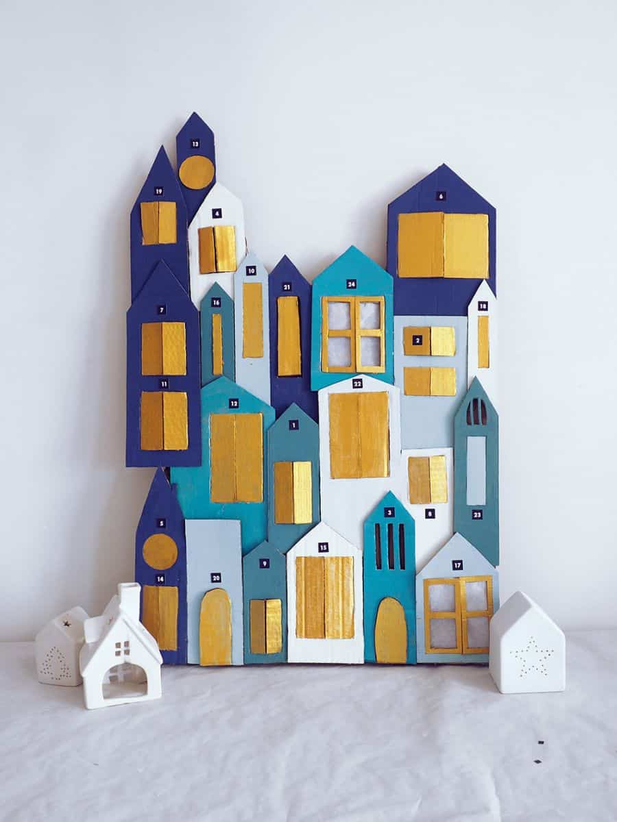 Cardboard Village Advent