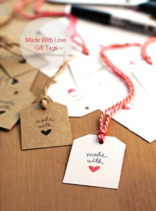Made with Love Tags.