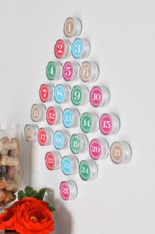 Magnetic Tin Can Advent