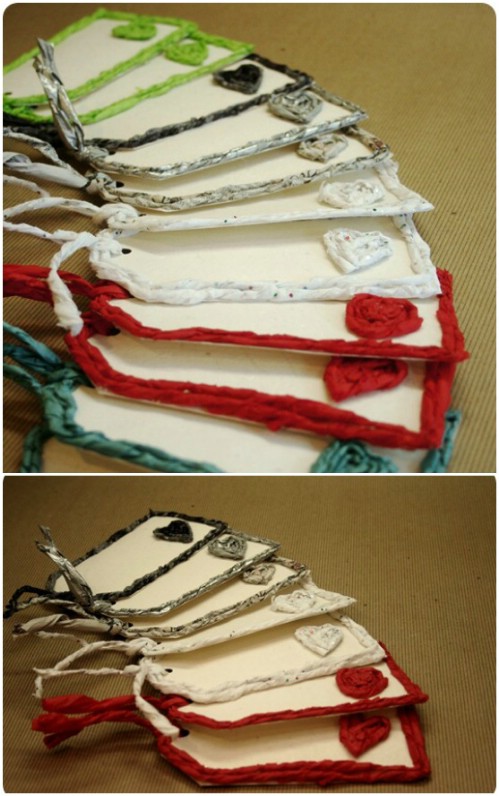 Paper Yarn Tags.