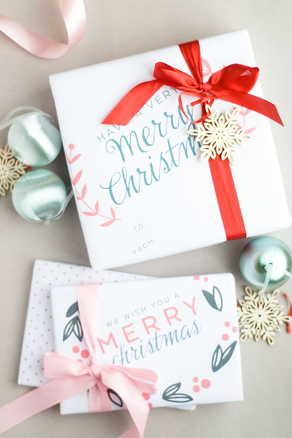 Printable Christmas Gift Wrap at DIY Candy