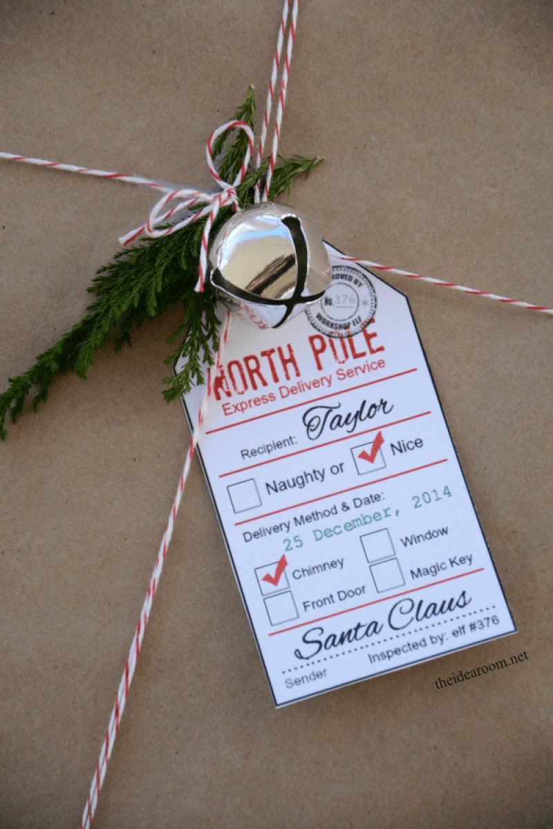 Santa Gift Tags at The Idea Room