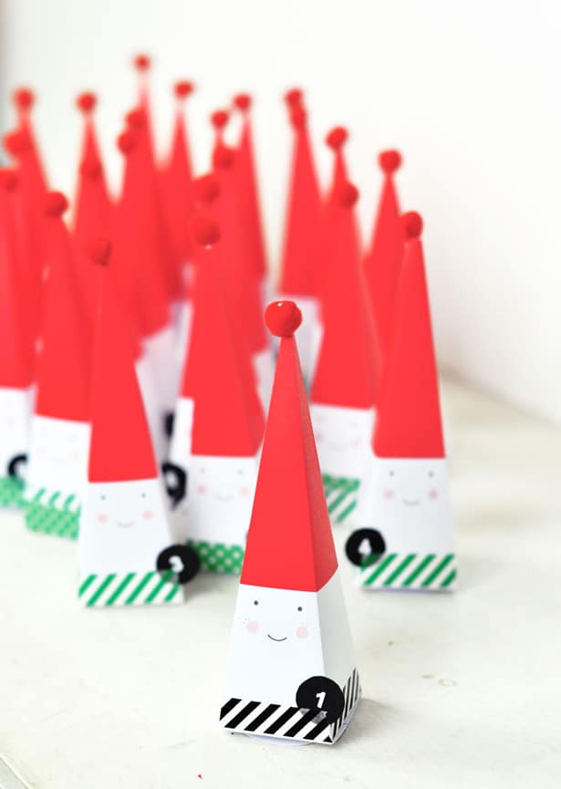 Santa Paper Advent