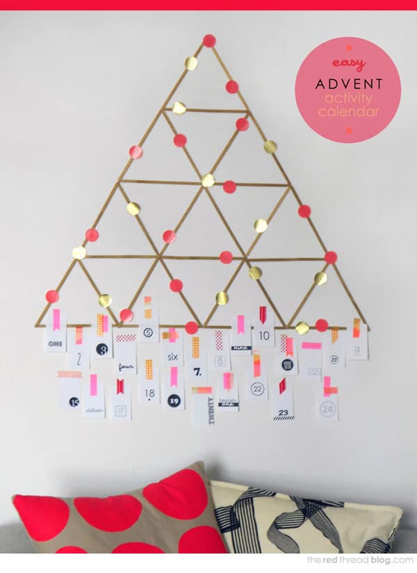 Simple and Modern Advent Calendar