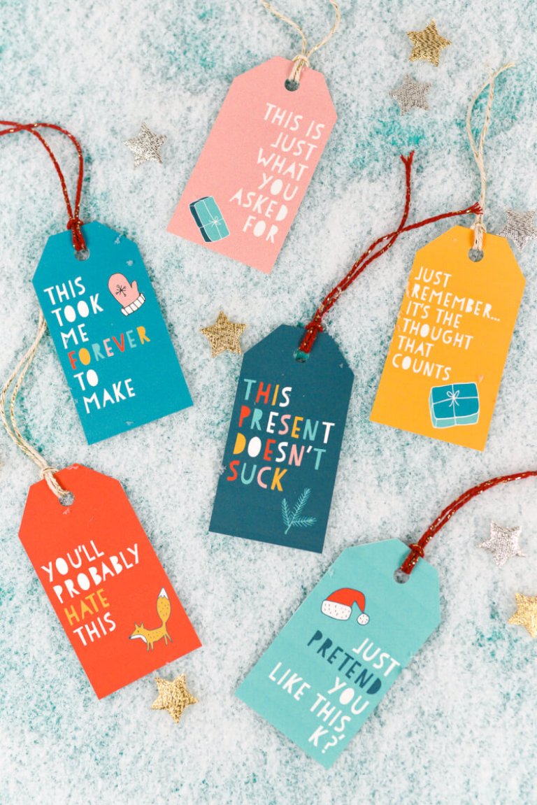 Totally Honest Gift Tags – Hey Let’s Make Stuff