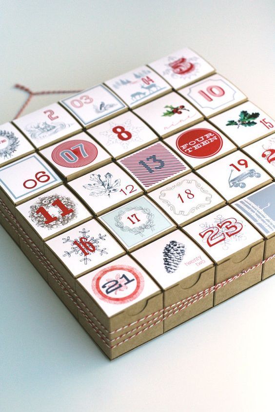 Vintage Style Advent Calendar