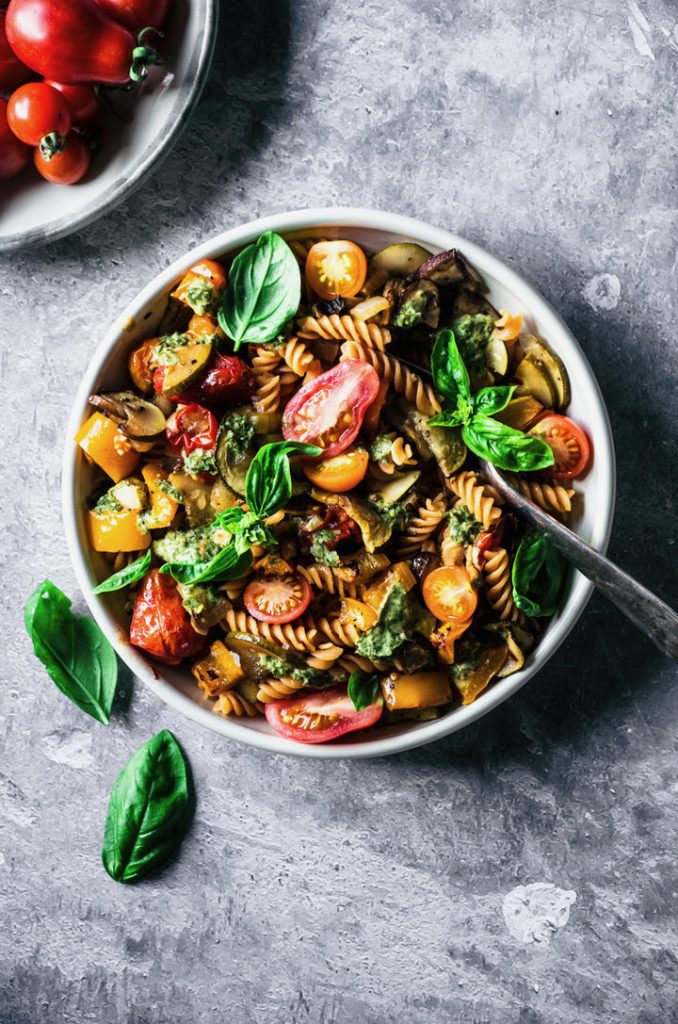 Summer Roasted Vegetable Pasta by Occasionally Eggs