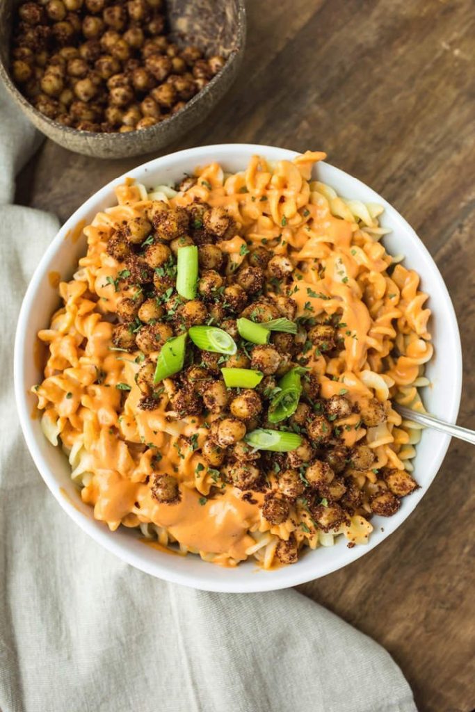 Vegan Pimento Cream Sauce Pasta by The Vegan 8