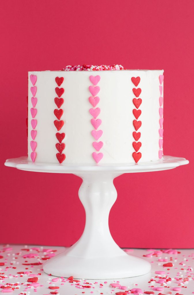 A Little Bit of Love Heart Cake.