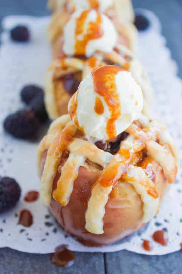 APPLE PIE STUFFED APPLES BY TWO PURPLE FIGS