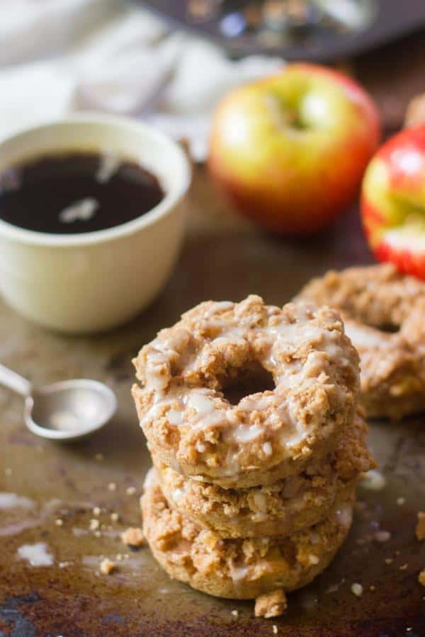 Apple Crumble Doughnuts.