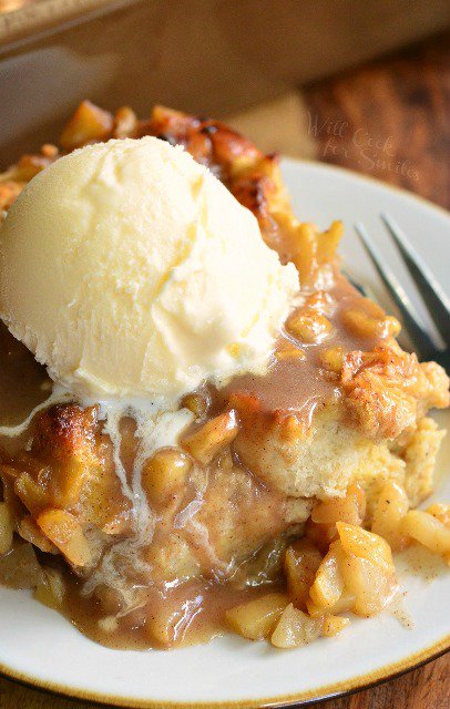 Apple Pie Bread Pudding.