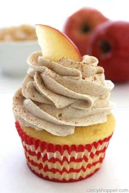 Apple Pie Cupcakes.