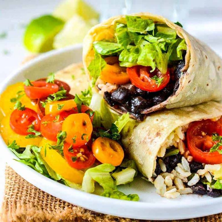 BLACK BEAN BURRITOS BY HEALTHIER STEPS