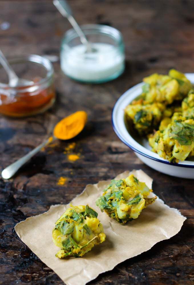 Baked Vegetable Pakora Recipe.