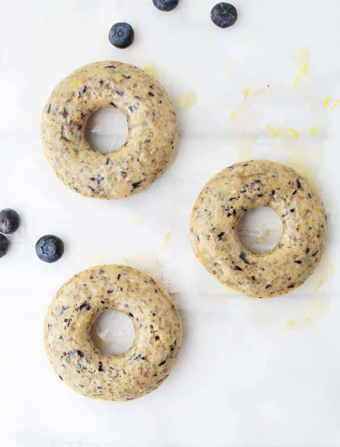 Blueberry Lemon Chia Donuts.