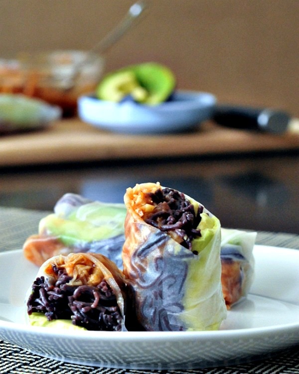 Buffalo Jack Avocado Noodle Rolls.