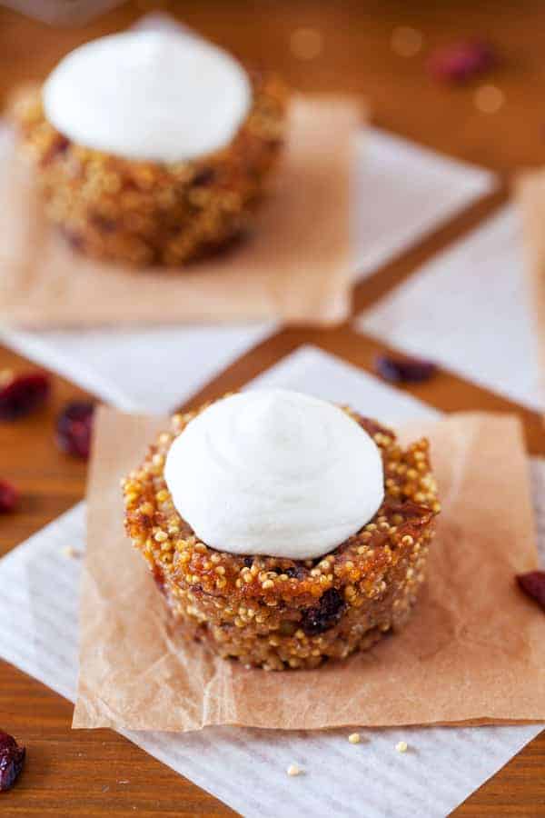 CARAMEL APPLE, MILLET, AND WALNUT BREAKFAST CUPCAKES BY THE PKP WAY