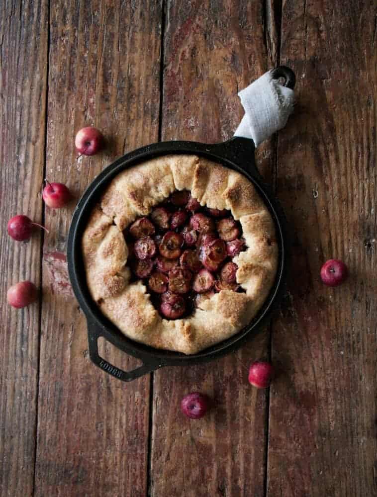 CARAMEL CRAB APPLE GALETTE BY MY KITCHEN LOVE