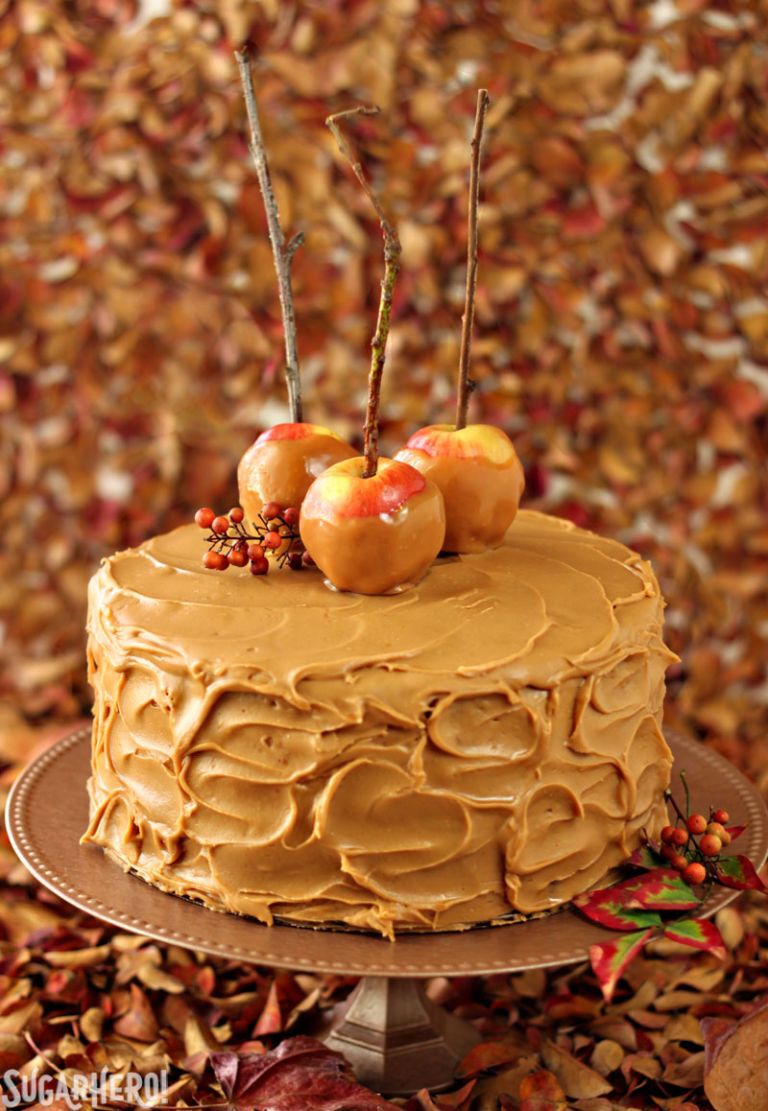 Caramel Apple Cake.