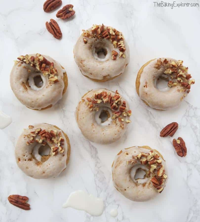 Carrot Cake Baked Donuts.