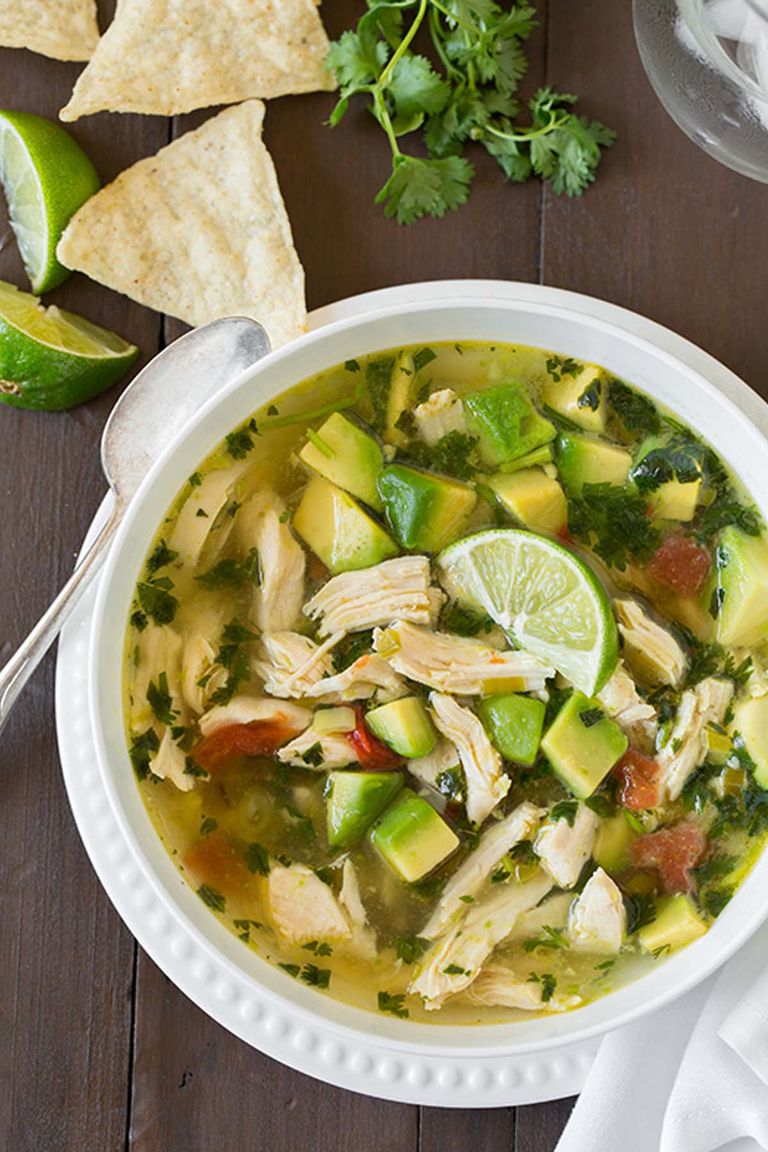 Chicken Avocado Lime Soup.