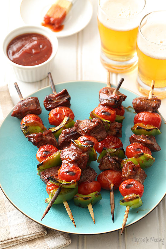 Chipotle Barbecue Lamb Kabobs by Chocolate Moosey