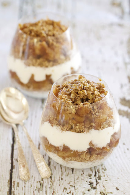 Cinnamon Apple Quinoa Parfait