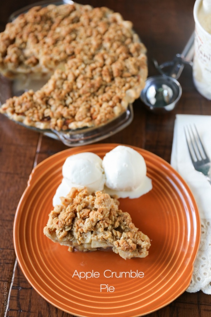 Easy Apple Crumble Pie