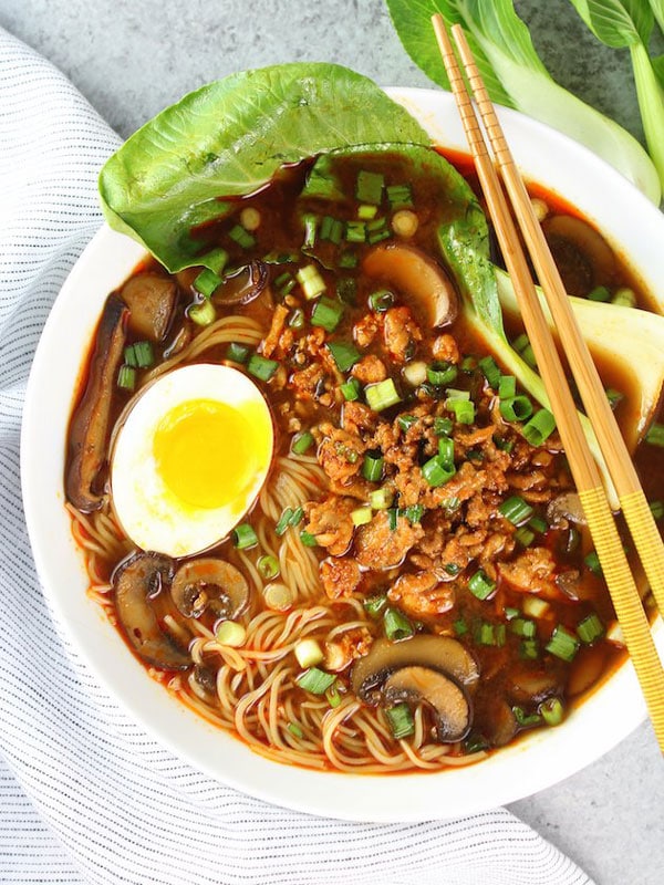 Easy Chicken Miso Ramen from Taste and See