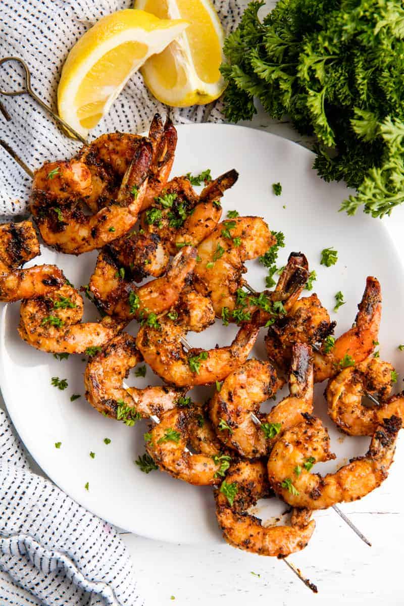 Easy Grilled Shrimp from The Stay at Home Chef