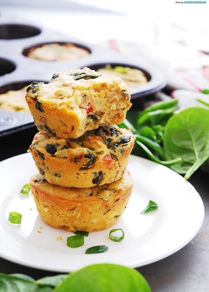Egg-free & Dairy-free Frittata Cups.