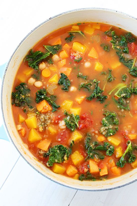 Fall Vegetable Quinoa Soup.