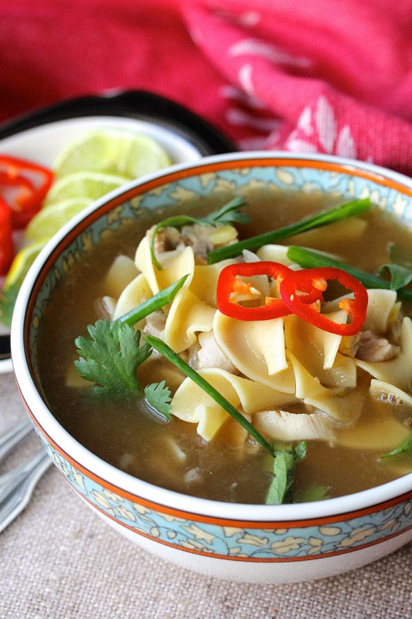 Five Spice Turkey Noodle Soup from Karen’s Kitchen Stories