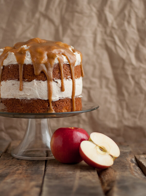 Fresh Apple Cake With Cinnamon Whipped Frosting by This Heart of Mine
