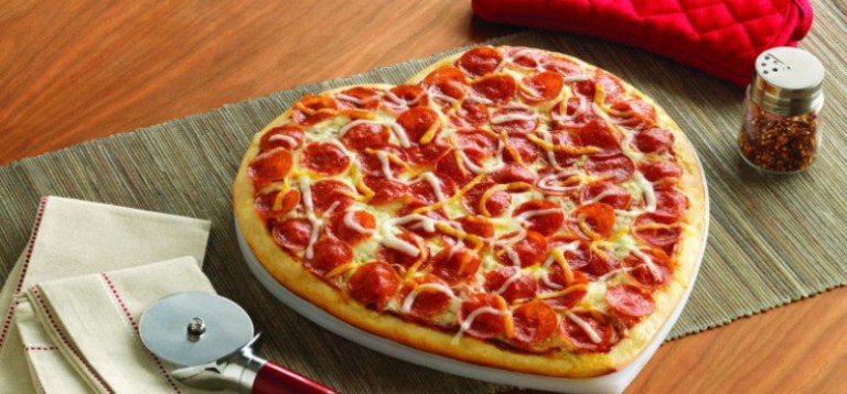 Heart Shaped Pizza