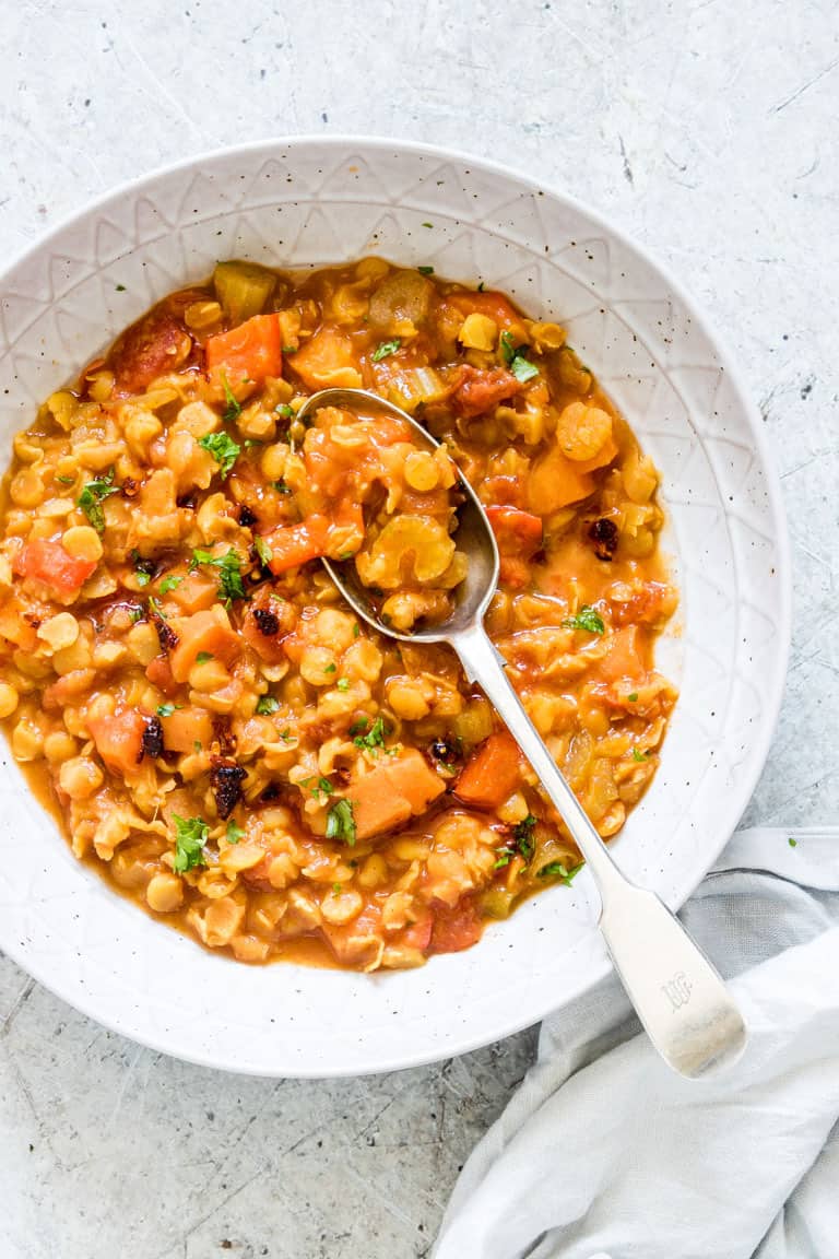 INSTANT POT MOROCCAN SPLIT PEA SOUP BY RECIPES FROM A PANTRY
