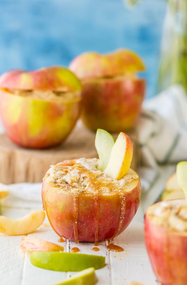 Individual Caramel Cheesecake Apple Dip by The Cookie Rookie