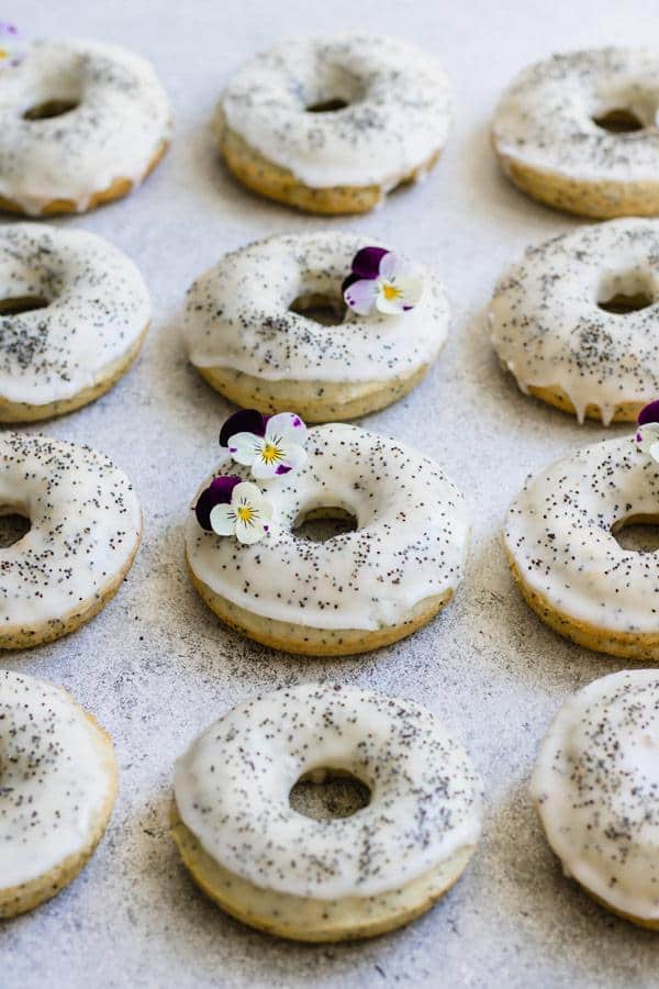 Lemon Poppy Seed Donuts.