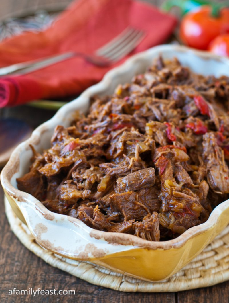 Mexican Shredded Beef via A Family Feast